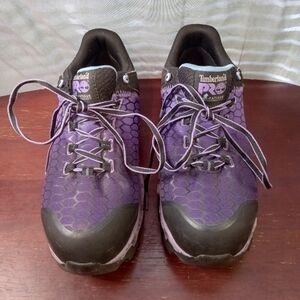 Timberland Purple Athletic Steel Toe Work  Shoes